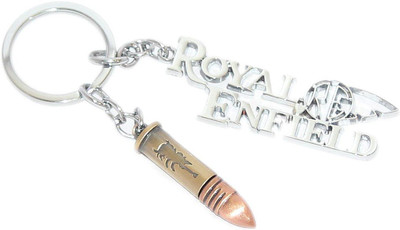Aura Royal Enfield Logo With Bullet Key Chain
