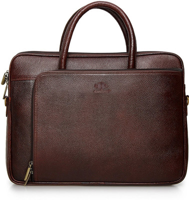 

The Clownfish 17 inch Laptop Messenger Bag(Maroon), Maroon black