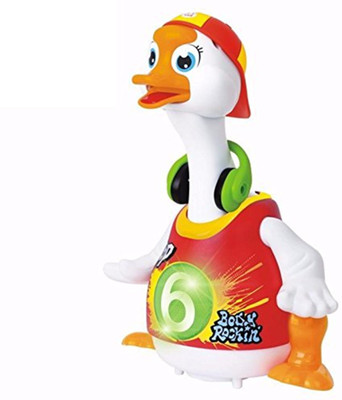

Baby Bucket Intelligent Hip Pop Dance Read Tell Story Interactive Swing Goose Musical Educational(Multicolor)