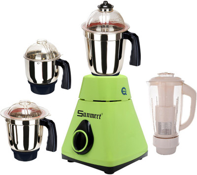 

Sunmeet MG16-416 600 W Mixer Grinder(Green, 4 Jars)