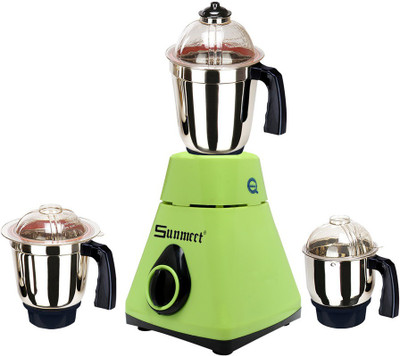 

Sunmeet New_MG16-419MA 1000 W Mixer Grinder(Green, 3 Jars)
