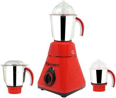 

Sunmeet MG16-426 1000 W Mixer Grinder(Red, 3 Jars)