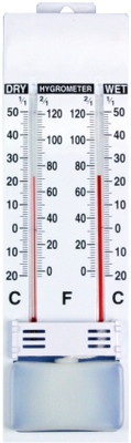 

balrama PSYCHROMETER -20° to 50°C Wet & Dry Bulb Hygrometer Humidity Temperature Meter Tester Wall Room Thermometer All-in-One Analog Moisture Measurer(10 mm)