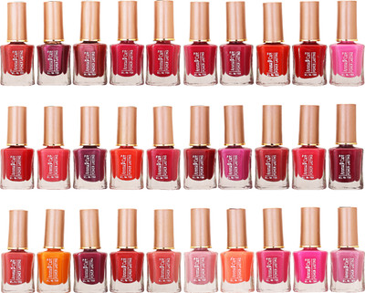 

Aroma Care Wholesale Market Rate Nail Polish Color Lacquer Set Of 30 Pcs (ACHIP068) Pink, Orange, Purple, Red, Mauve, Peach, Mauve(Pack of 30)
