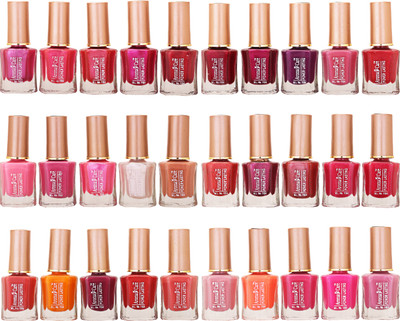 

Aroma Care Wholesale Market Rate Nail Polish Color Lacquer Set Of 30 Pcs (ACHIP084) Pink, White, Orange, Maroon, Purple, Red, Peach, Mauve(Pack of 30)
