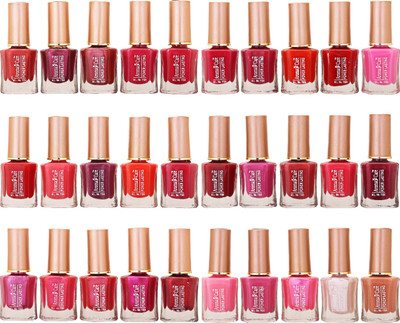 

Aroma Care Wholesale Market Rate Nail Polish Color Lacquer Set Of 30 Pcs (ACHIP066) Pink, Orange, Purple, Red, Mauve, White(Pack of 30)