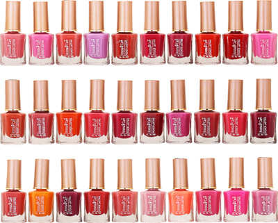 

Aroma Care Wholesale Market Rate Nail Polish Color Lacquer Set Of 30 Pcs (ACHIP058) Peach, Pink, Purple, Red, Orange, Mauve(Pack of 30)