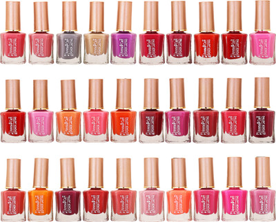 

Aroma Care Wholesale Market Rate Nail Polish Color Lacquer Set Of 30 Pcs (ACHIP043) Peach, Tan, Purple, Red, Pink, Orange, Mauve, Maroon, Peach(Pack of 30)