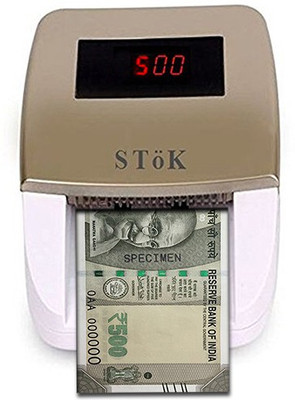 

Stok Handy Note/ Counterfeit Money Detector (Compatible with New INR Rs 2000 And Rs 500 Notes)"4 Way Insertion" Multi Currency Detector. 100% Counterfeit Notes Will Be Detect with 6 Analysis: MG/UV/IR/MT/2D/PQ Note Counting Machine(Counting Speed - 300 no