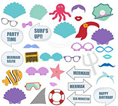 

PARTY PROPZ UNDER THE SEA THEME Photo Booth Board(Party)