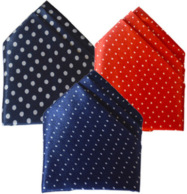LOOPA Polka Print Polycotton Pocket Square