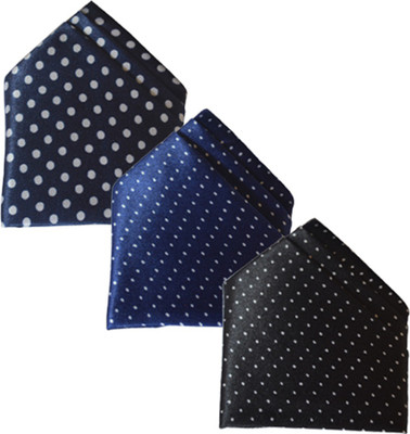 LOOPA Polka Print Polycotton Pocket Square