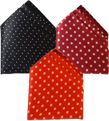 LOOPA Polka Print Polycotton Pocket Square