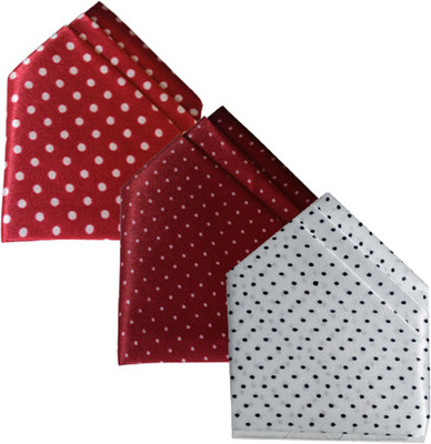 LOOPA Polka Print Polycotton Pocket Square
