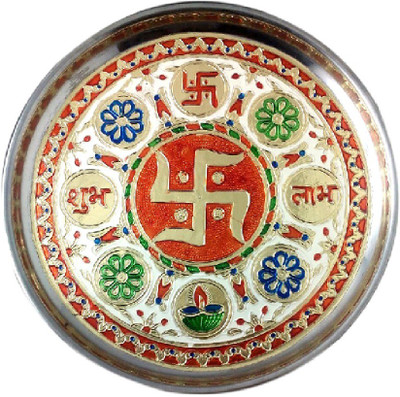 

Divine Temples Swastik Design Stainless Steel(1 Pieces, Multicolor)