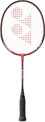 

Yonex Muscle Power 2 JUNIOR Badminton Racquet Red Strung Badminton Racquet(G4 - 3.25 Inches, 94 g)