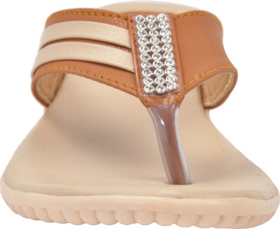 

With The Fashion Women TAN Flats