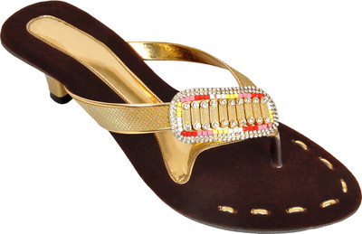 

Altek Women Golden Heels