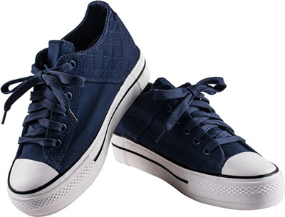 

Go India Store Canvas Shoes For Women(Blue