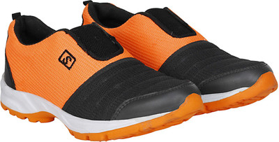 

Kraasa No.1 Running Shoes For Men(Black, Orange