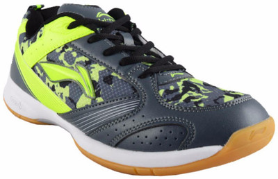 

Li-Ning Camo Star AYTK111-1 Badminton Shoes For Men(Multicolor, 01;green