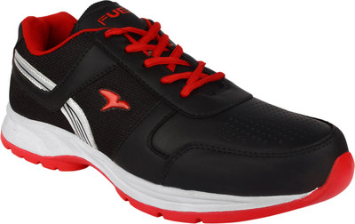 

Fuel Mens Boys Laced Up Solid Running Shoes For Men(Black, Red