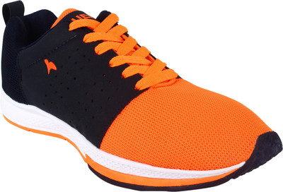 

Fuel Mens Boys Laced Up Solid Running Shoes For Men(Orange, Black
