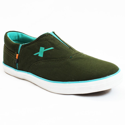 

Sparx Slip On Sneakers For Men(Olive, Blue