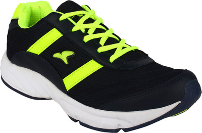 

Fuel Mens Boys Laced Up Solid Running Shoes For Men(Navy, Green