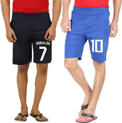 HOTFITS Graphic Print Men Multicolor Basic Shorts