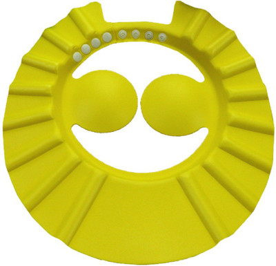 

Futaba Adjustable Baby Bath Shower Cap With Ear Shield - Yellow