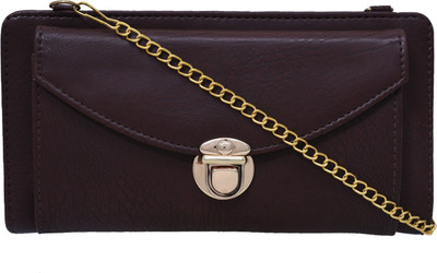 

Fristo Women Casual Brown PU Sling Bag