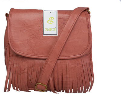 

Emblazon Collection Women Casual Pink PU Sling Bag