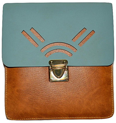 

RIZTA Women Casual Brown, Grey PU Sling Bag