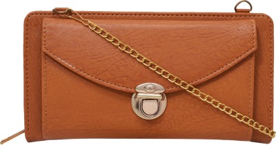 

Fristo Women Casual Tan PU Sling Bag