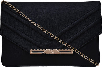 

Fristo Women Casual Black PU Sling Bag