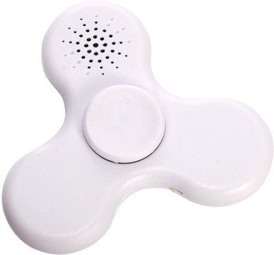 

VibeX ™ LED Light Bluetooth Speaker Anti-Stress Fidget Hand Tri Spinner EDC Gyro Toy(White)