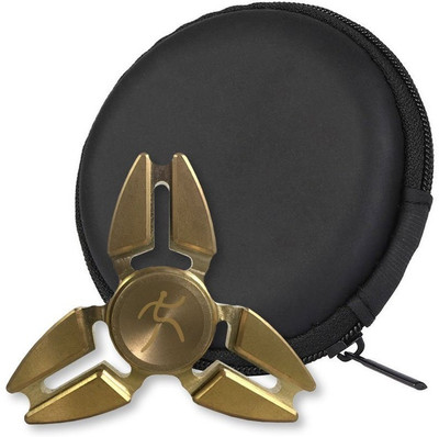 

VibeX ™ Colourful Aluminum Alloy Hand Spinner EDC Fidget Toy Stress Reducer(Gold)