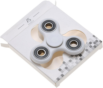

VibeX ® Fidget Spinner EDC Toy Premium Titanium Hand Spinner up to 5min High Speed Relieves Stress Reducer, Relieving Stress, Focus Anxiety Relief, Killing Time and ADHD(White)