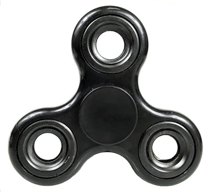 

VibeX ™ Spinner Tri Fidget Hand Spinner Toy With Premium Hybrid Ceramic Bearing(Black)