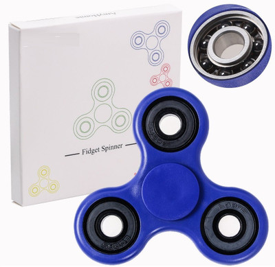 

VibeX ® Hand Fidget Spinner Toy Ultra Fast Bearings, Best Stress Reducer EDC Focus Toy Perfect For ADD, ADHD, Anxiety and Autism Adult.Boredom(Blue)