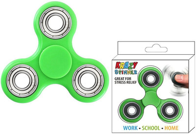 

VibeX ™ Spinner Tri Fidget Hand Spinner Toy With Premium Hybrid Ceramic Bearing(Green)