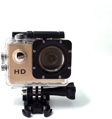 IZED HERO 1080P Waterproof Digital with led screen(WITHOUT memory card ) Sports and Action Camera(Gold 10.4 MP)   Camera  (IZED)