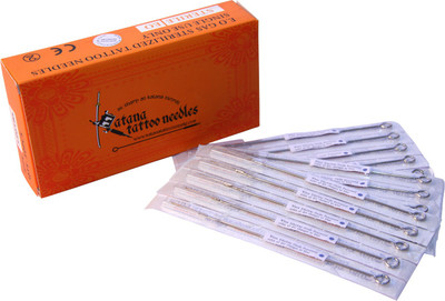 

Mumbai Tattoo 9F Needles Disposable Flat Shader Tattoo Needles(Pack of 50)