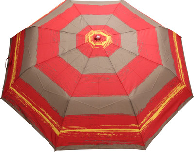 

FabSeasons 3 fold printed Umbrella(Red, Yellow)