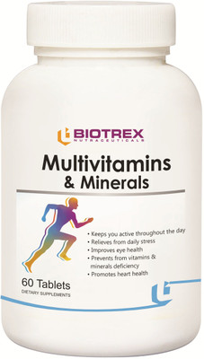 

Biotrex Nutraceuticals Multivitamins & Minerals(60 No)