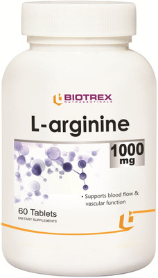 

Biotrex Nutraceuticals L-arginine - 1000mg(60 No)
