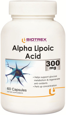 

Biotrex Nutraceuticals Alpha Lipoic Acid - 300mg(60 No)