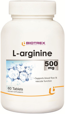 

Biotrex Nutraceuticals L-arginine - 500mg(60 No)
