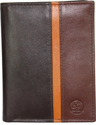 

STYLE 'n GRANDEUR Men Brown Genuine Leather Wallet(6 Card Slots)